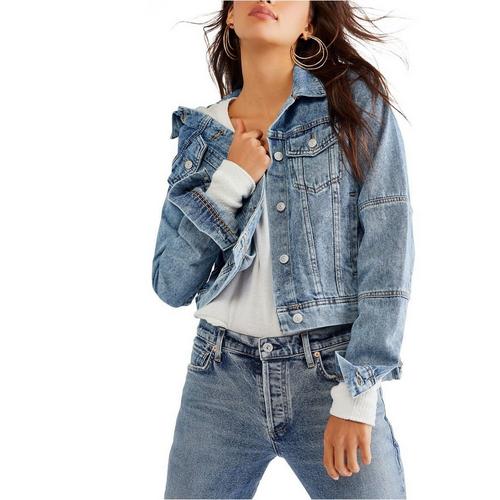 Women's Free People Rumors Denim Jacket - Primary Image