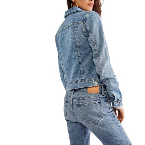 Women's Free People Rumors Denim Jacket - Primary Image