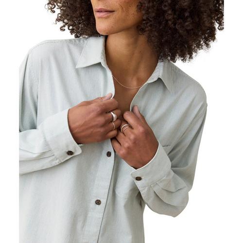 Women's Marine Layer Jane Relaxed California Oxford Long Sleeve Button Up Shirt - Primary Image
