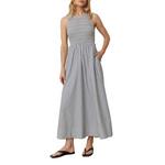 Women's Marine Layer Darcy Poplin Smocked Midi Dress - Thumbnail 1 of 3