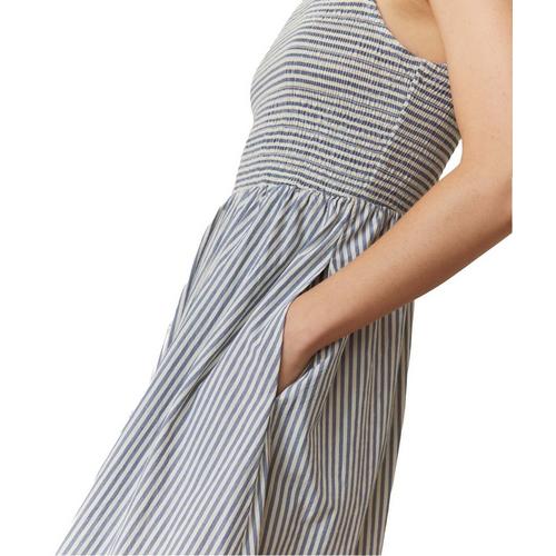 Women's Marine Layer Darcy Poplin Smocked Midi Dress - Primary Image