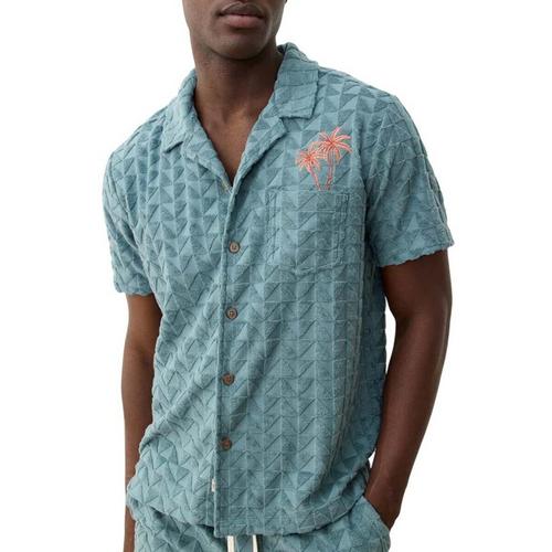 Men's Marine Layer Towel Terry Resort Button Up Shirt - Primary Image
