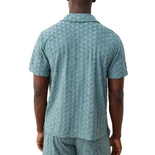 Men's Marine Layer Towel Terry Resort Button Up Shirt - Primary Image