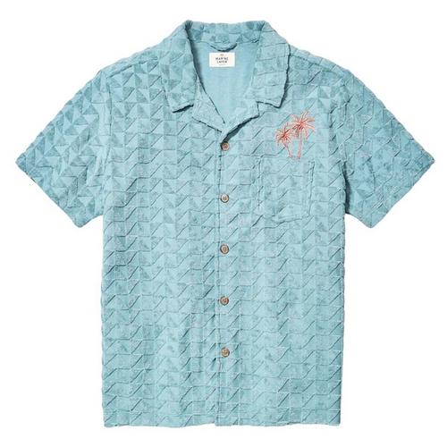 Men's Marine Layer Towel Terry Resort Button Up Shirt - Primary Image