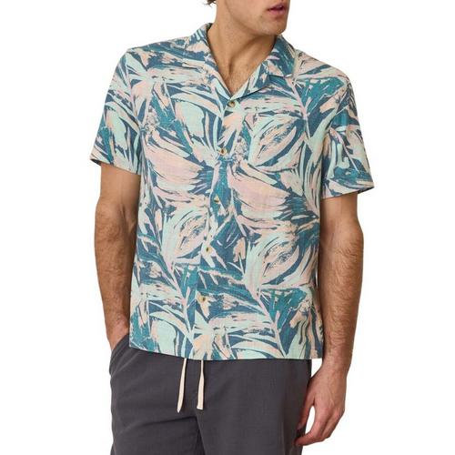 Men's Marine Layer Stretch Selvage Resort Button Up Shirt - Primary Image