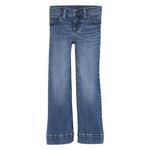 Girls' Wrangler Retro Trouser Straight Jeans - Thumbnail 1 of 3