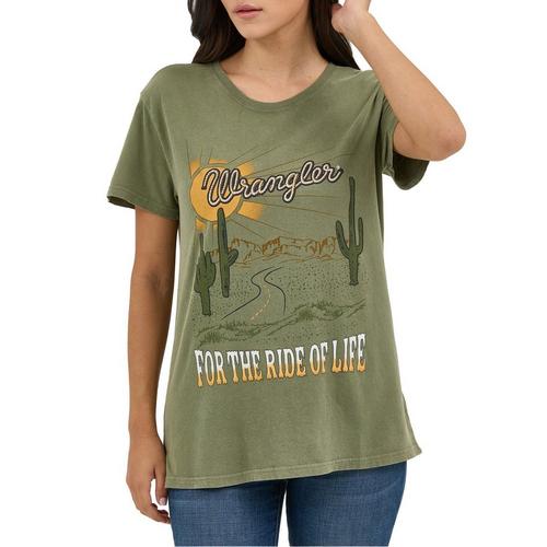 Women's Wrangler Retro® For The Ride Of Life Boyfriend Fit T-Shirt - Primary Image