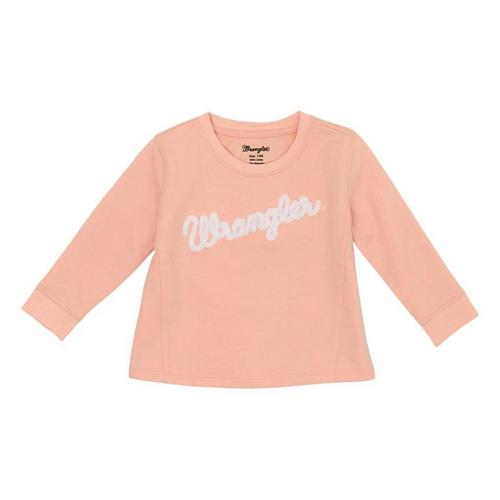Baby Girls' Wrangler Terry Logo Crewneck Sweatshirt - Primary Image