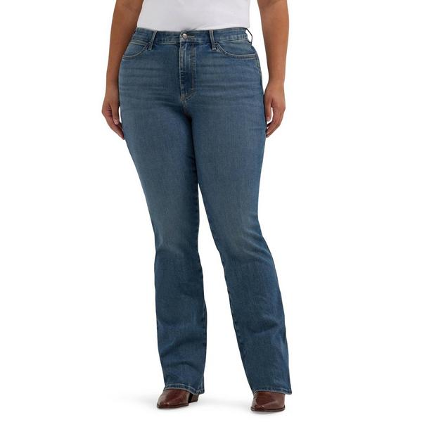 Women's Wrangler Bespoke Bootcut Jeans Blue 36 32
