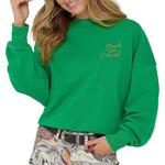 Women's Wrangler X Lainey Wilson Thank Ya Friend Crewneck Sweatshirt - Thumbnail 1 of 4
