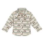 Toddler Girls' Wrangler Western Boots Long Sleeve Button Up Shirt - Thumbnail 1 of 2