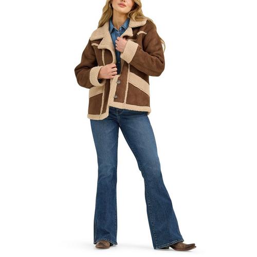 Women's Wrangler Faux Shearling Barn Jacket - Primary Image