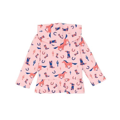 Baby Girls' Wrangler Horse Hooded Fleece Jacket - Primary Image