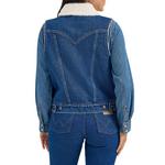 Women's Wrangler Sherpa Lined Denim Vest - Thumbnail 2 of 6
