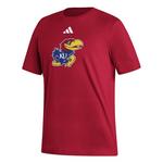 adidas Kansas Jayhawks Locker Room Logo T-Shirt - Thumbnail 1 of 2