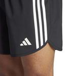 Men's adidas Own The Run 3 Stripes Shorts - Thumbnail 2 of 3