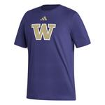 adidas Washington Huskies Logo T-Shirt - Thumbnail 1 of 2