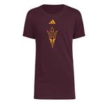adidas Kids' Arizona State Sun Devils Locker Logo T-Shirt - Thumbnail 1 of 3
