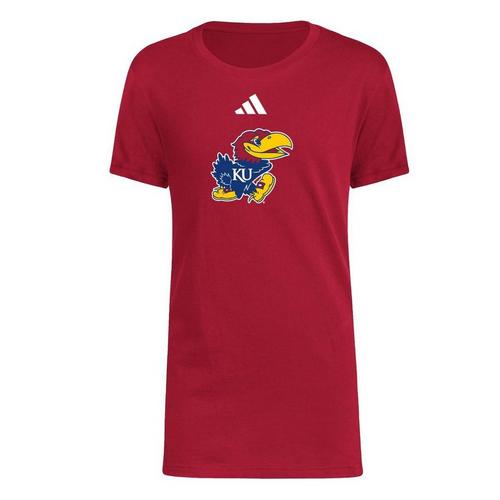 adidas Kids' Kansas Jayhawks Locker Logo T-Shirt - Primary Image