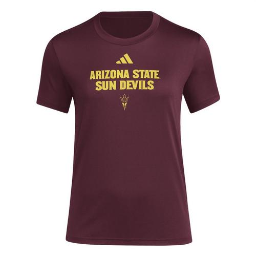 adidas Women's Arizona State Sun Devils Wordmark T-Shirt - Primary Image