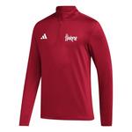 adidas Nebraska Cornhuskers Golf Script Long Sleeve 1/4 Zip - Thumbnail 1 of 4