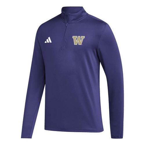adidas Washington Huskies Golf Long Sleeve 1/2 Zip - Primary Image