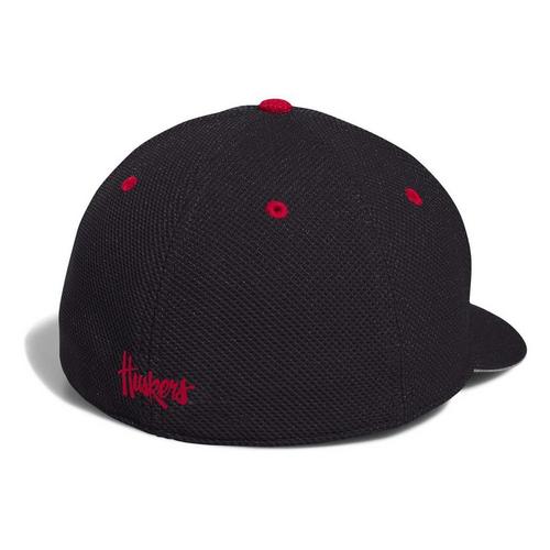 adidas Nebraska Cornhuskers Replica Baseball Fitted Hat - Primary Image