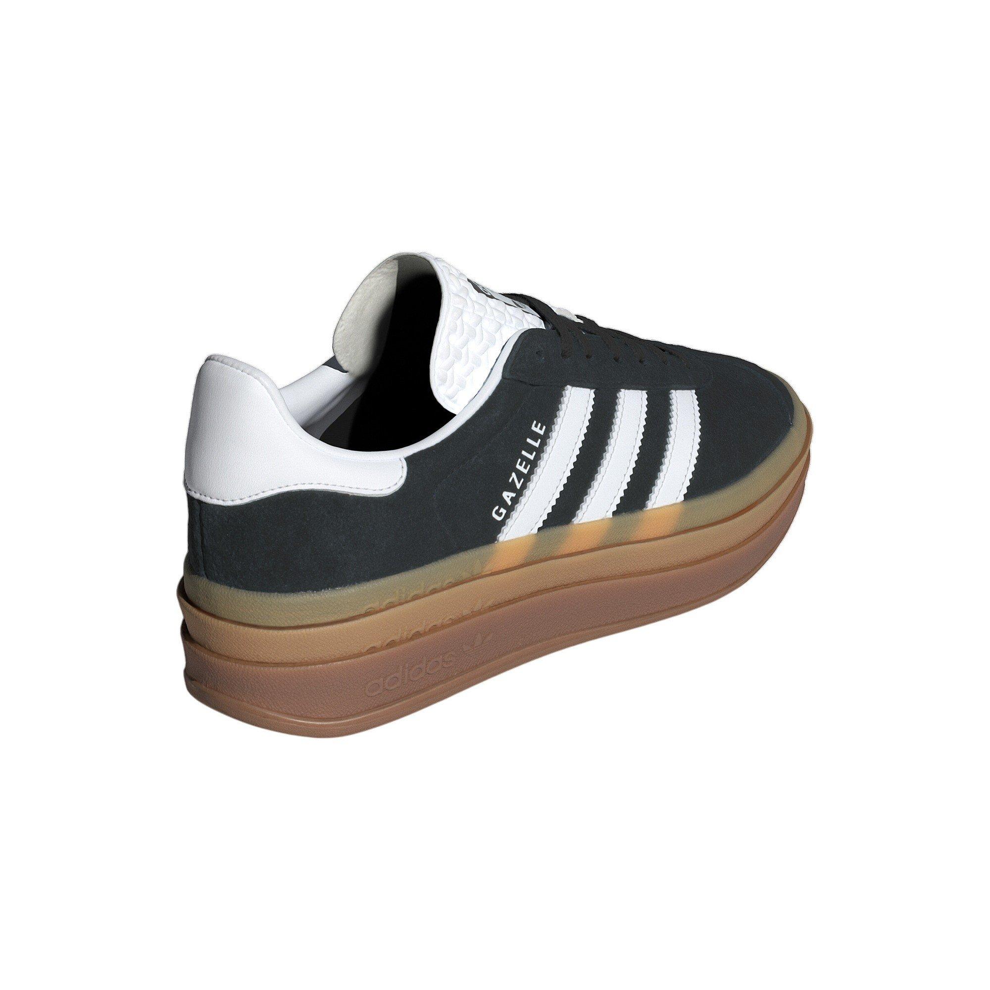 adidas gazelle silver green womens Adidas Grey Gazelle Platform Sneakers, size 9 main image 1