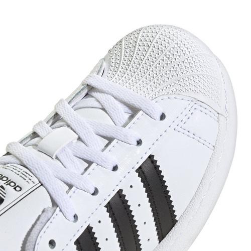 adidas Kids' Preschool Superstar II Shoes, Size 12, White/Black