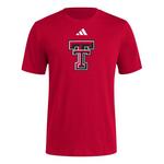 adidas Texas Tech Red Raiders Logo T-Shirt - Thumbnail 1 of 3
