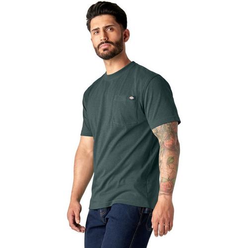 Men's Dickies Mens Heathered Heavyweight Pocket T-Shirt - Primary Image