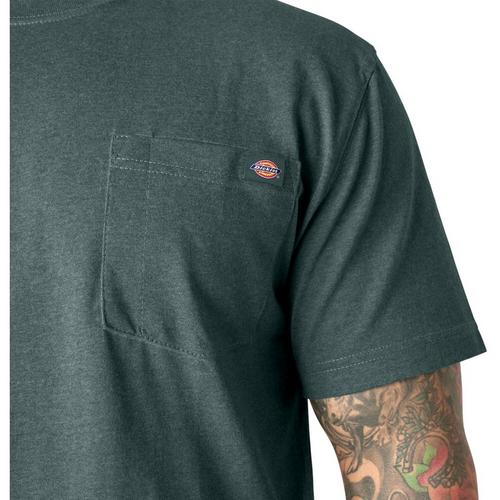 Men's Dickies Mens Heathered Heavyweight Pocket T-Shirt - Primary Image