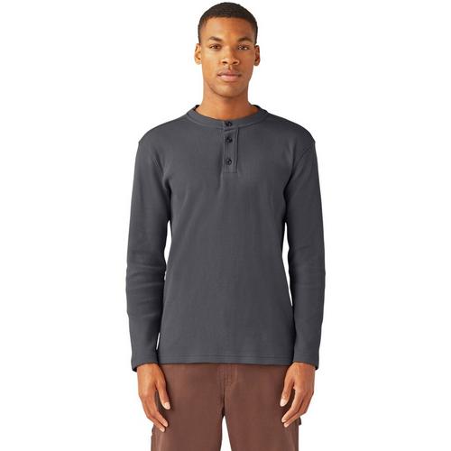 Men's Dickies Thermal Long Sleeve Henley - Primary Image