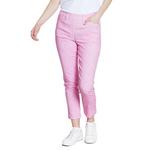 Women's Slimsation by Sport Haley Print Pull-on Crop Chino & Khaki,Travel & Commute Golf Pants - Thumbnail 1 of 3