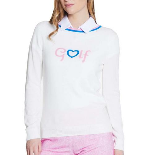 Women's Sport Haley I Love Golf Crewneck Sweatshirt - Primary Image