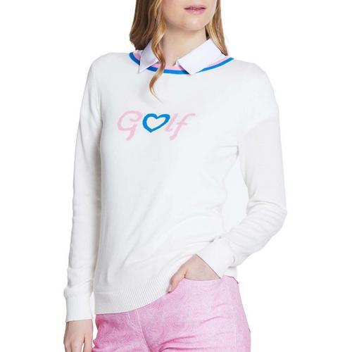Women's Sport Haley I Love Golf Crewneck Sweatshirt - Primary Image