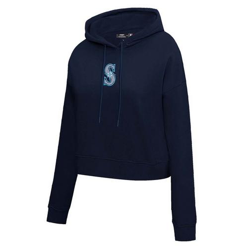 Pro Standard Women's Seattle Mariners Classic Fleece Cropped Hoodie - Primary Image