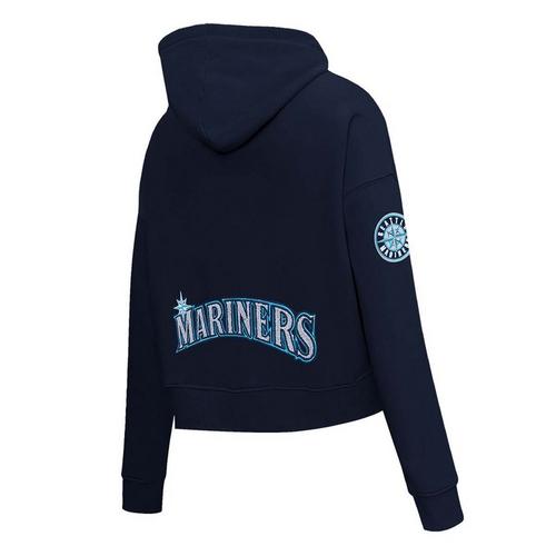 Pro Standard Women's Seattle Mariners Classic Fleece Cropped Hoodie - Primary Image