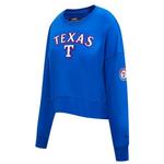 Pro Standard Women's Texas Rangers Classic Fleece Crew - Thumbnail 1 of 2
