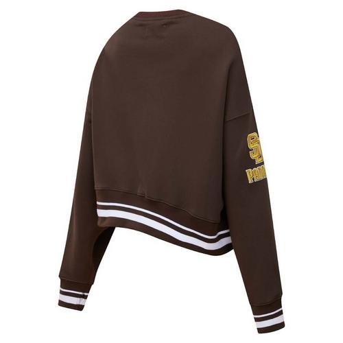 Pro Standard Women's San Diego Padres Mash Up Rib Fleece Crew - Primary Image