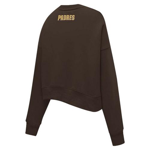 Pro Standard Women's San Diego Padres Classic Fleece Crew - Primary Image