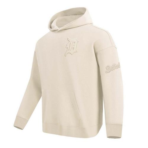 Pro Standard Detroit Tigers Neutral Drop Shoulder Fleece Hoodie - Primary Image
