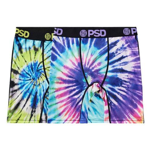 Boys' PSD Bright Dye 2 Pack Boxer Briefs - Primary Image