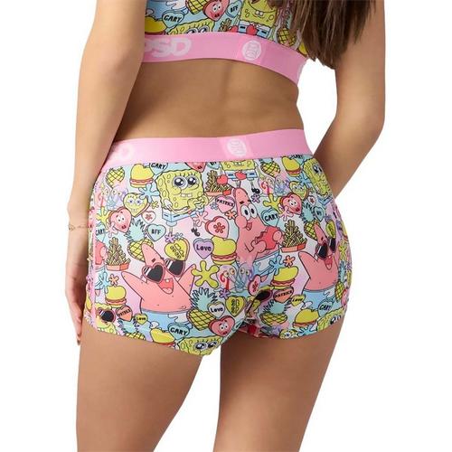 Women's PSD SpongeBob SquarePants Boy Shorts - Primary Image