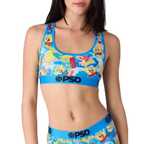 Women's PSD SpongeBob SquarePants Sports Bra - Primary Image