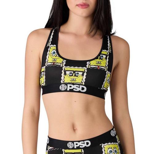 Women's PSD SpongeBob SquarePants Sports Bra - Primary Image
