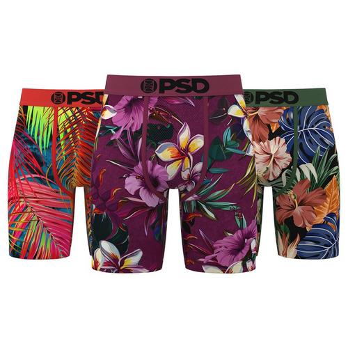 Men's PSD Wave Runner 3 Pack Boxer Briefs