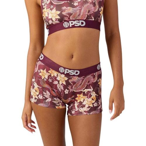 Women's PSD Silky Dragon Boy Shorts - Primary Image