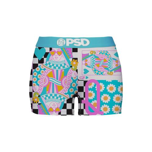 Women's PSD Queen Of Heart Boy Shorts - Primary Image