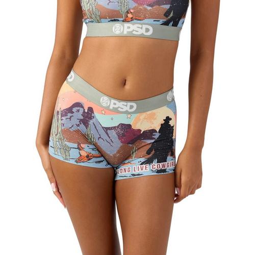 Women's PSD Desert Sunset Boy Shorts - Primary Image